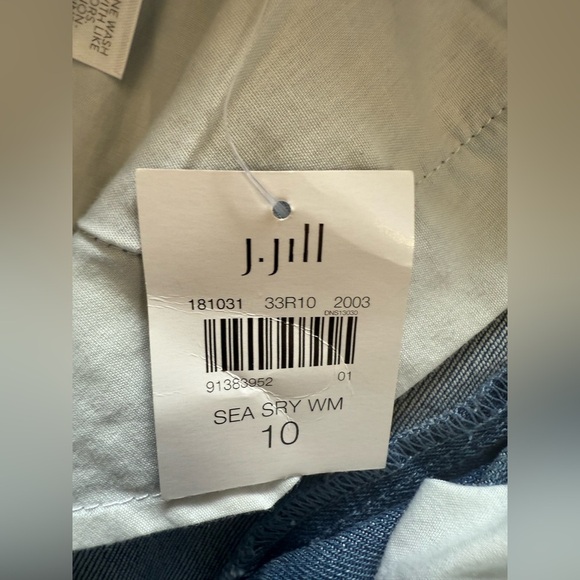 NWT J. Jill Denim Women’s Seaspray Wash Multi Slim Ankle Jeans - Size 10 - Picture 8 of 10